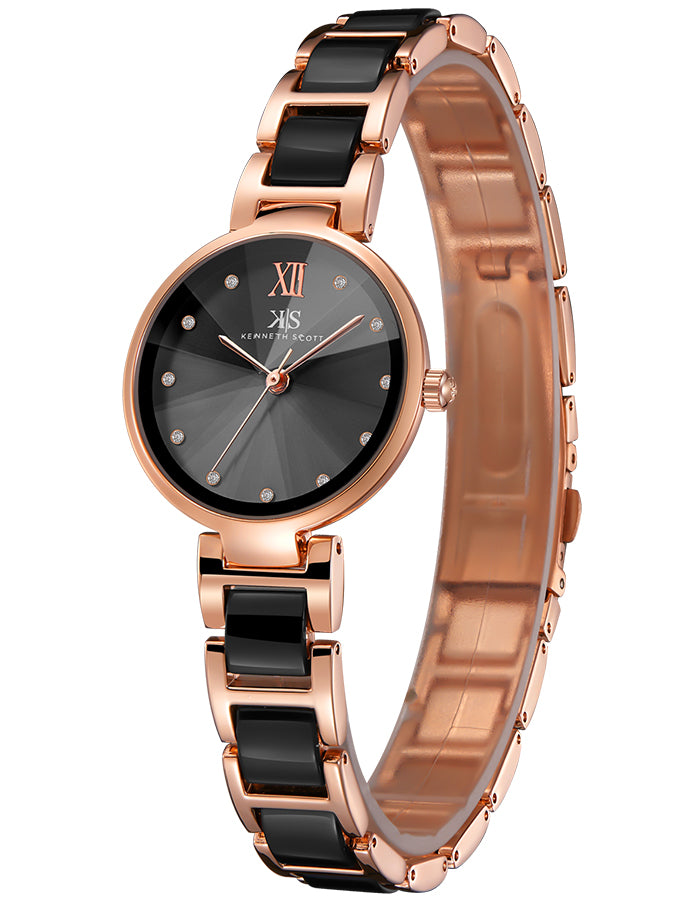 Color_Black + Two Tone Rose Gold